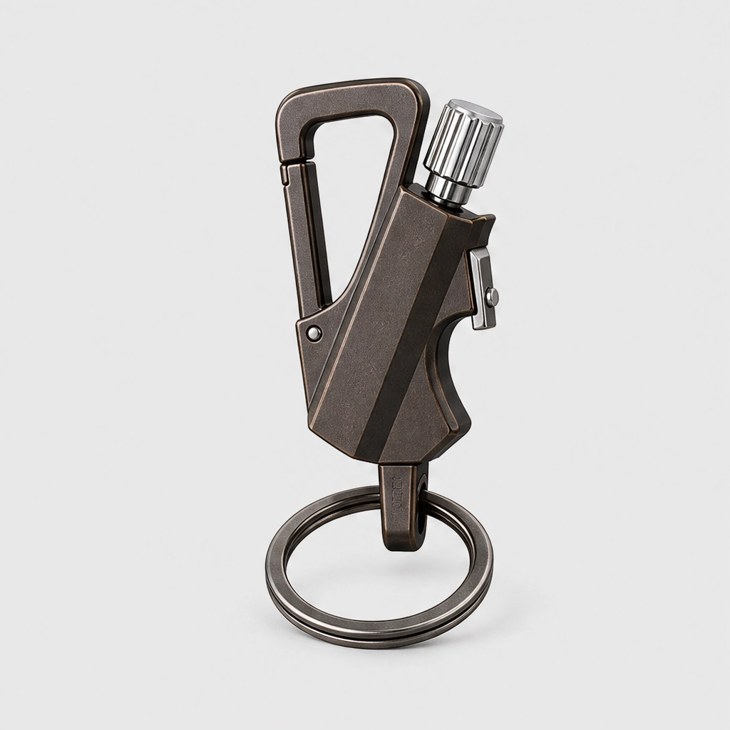 Anvil™ – Stormproof Permanent Match Keychain – Waterproof Flint Lighter with Bottle Opener & Carabiner + 50% OFF