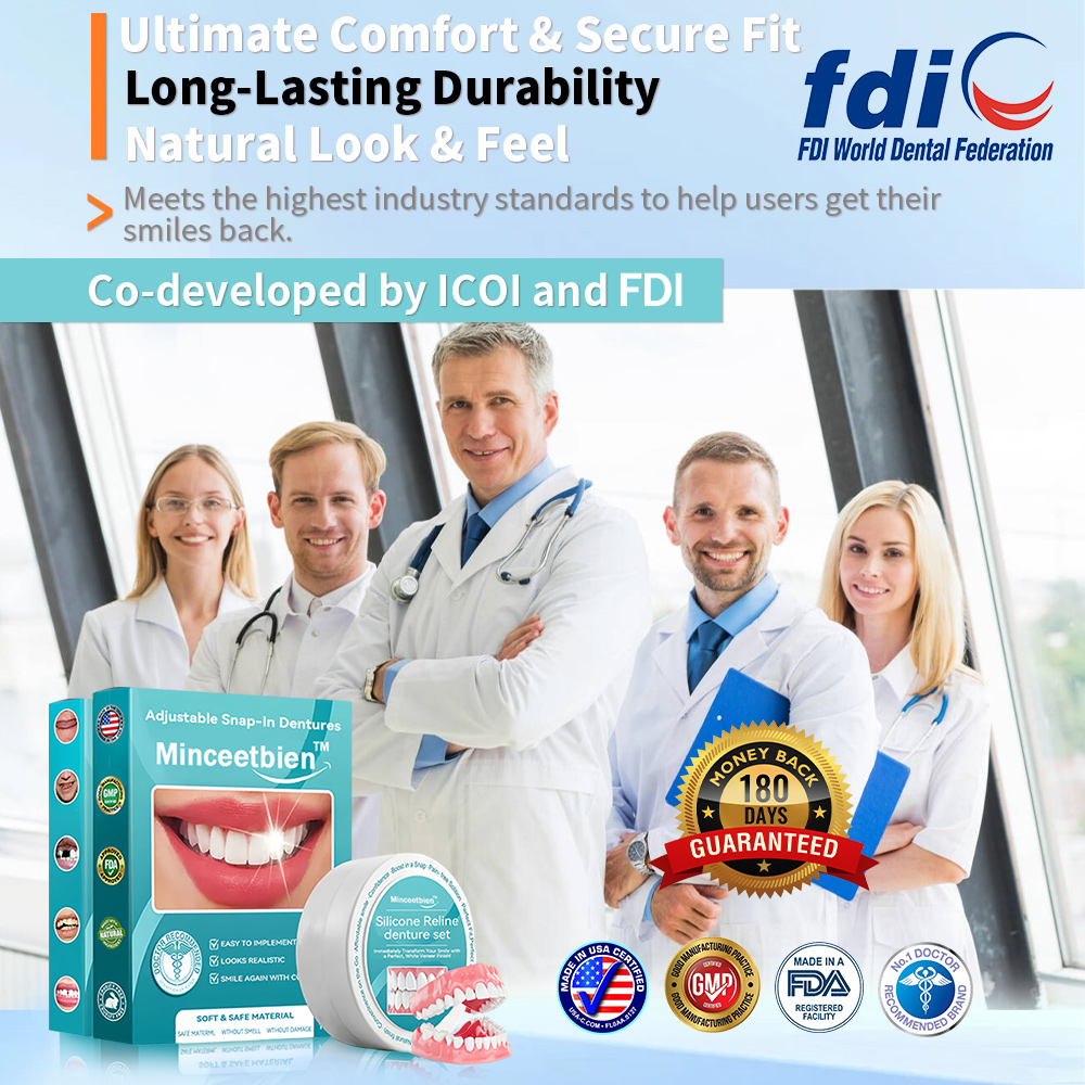 ComfortFit Reline Dentures - A Secure Smile, No Dentist Visit + 50% OFF