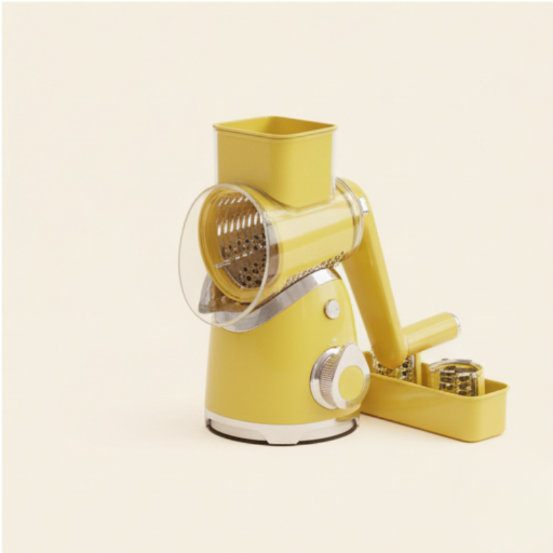 QuickSlice 5-in-1 Rotary Vegetable Slicer & Cheese Grater + 50% OFF