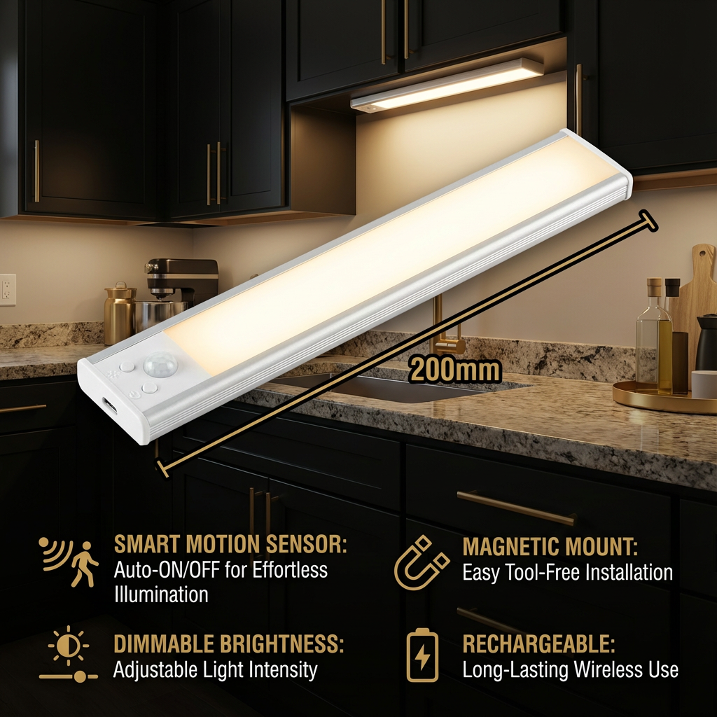 The AuraGlow Motion Beam — Intelligent Wireless Lighting + 50% OFF