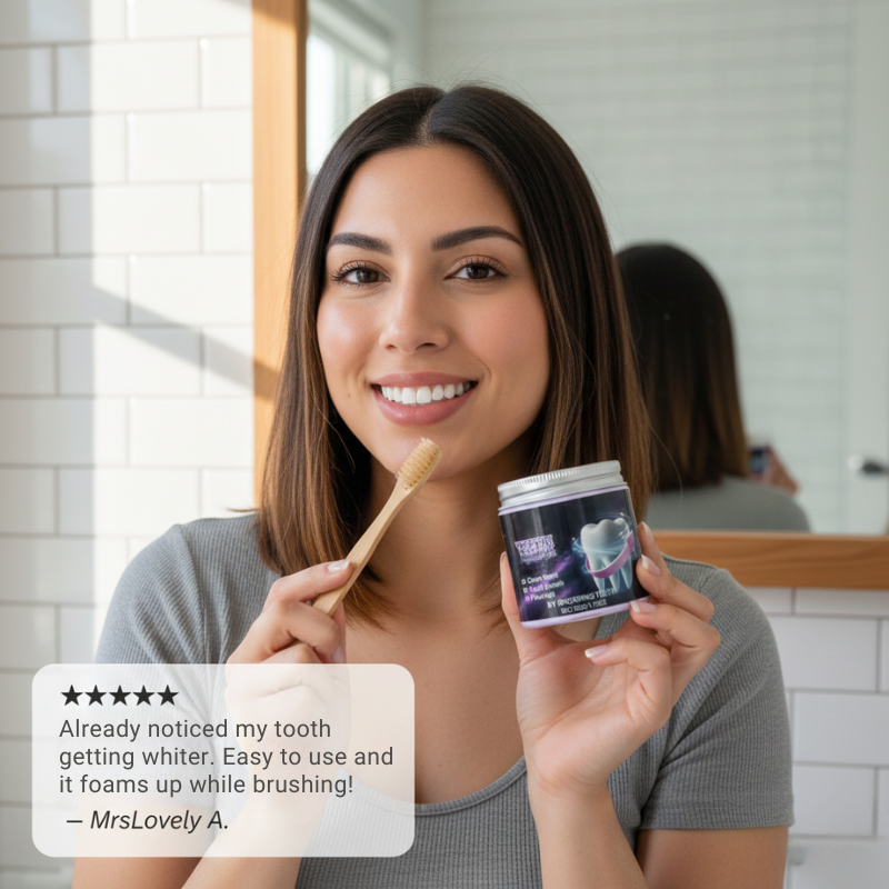 Violight™ – Purple Color-Correcting Whitening Tooth Powder + 50% OFF