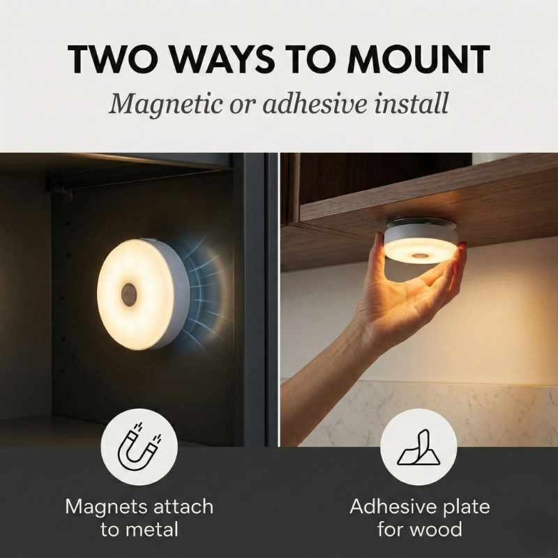Arclight™ – Rechargeable LED Motion Sensor Lights for Closets, Cabinets & Hallways + 50% OFF