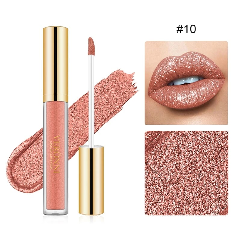 DiamondShine Liquid Lipstick - 16-Hour Shine, All-Day Comfort - 1+1 FREE