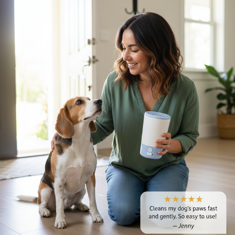 Mudwell™ – Automatic Electric Paw Cleaner for Dogs + 50% OFF