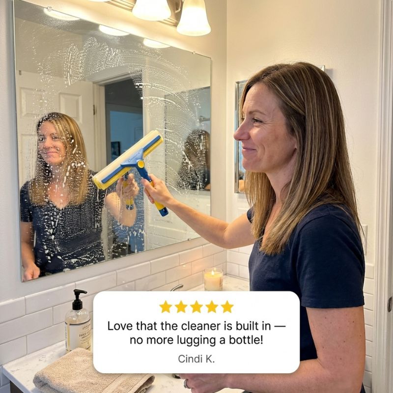 Clarepane™ – 3-in-1 Streak-Free Window Squeegee & Cleaning Set + 50% OFF