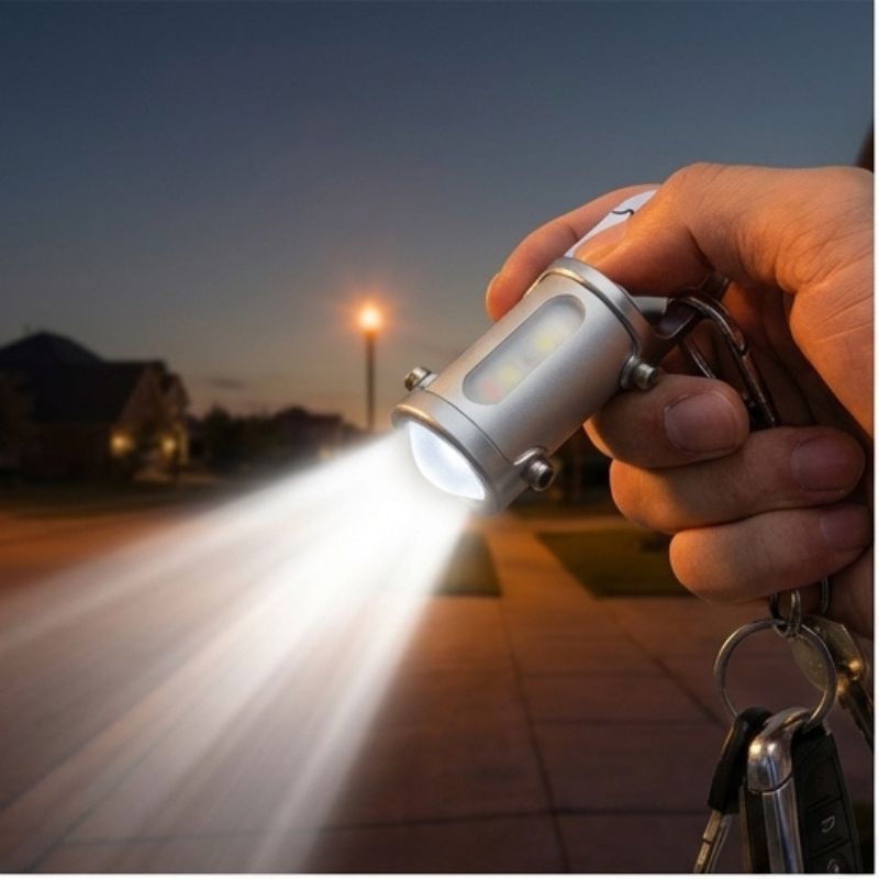 Arcvolt™ – 1200LM 3-in-1 Mini Keychain Flashlight with Power Bank + 50% OFF