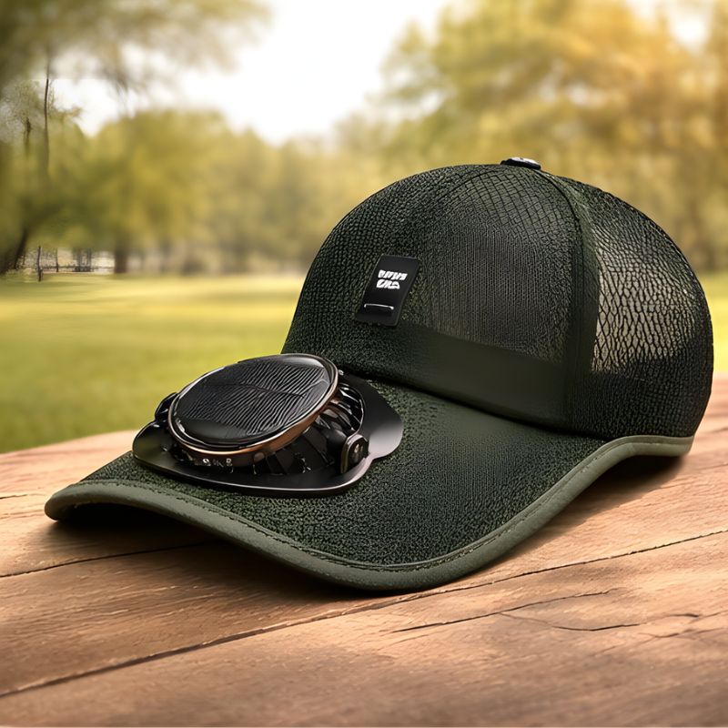 Driftcap™ – Solar Fan Hat with UV Protection & Breathable Mesh + 50% OFF