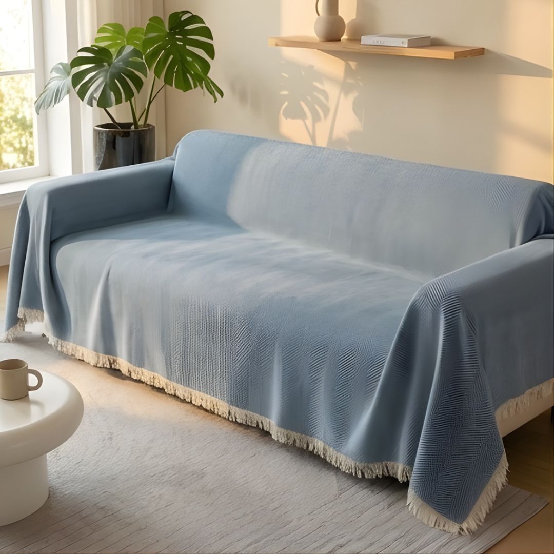 Nestwell™ – Scratch-Resistant Chenille Sofa Blanket & Washable Couch Cover + 50% OFF