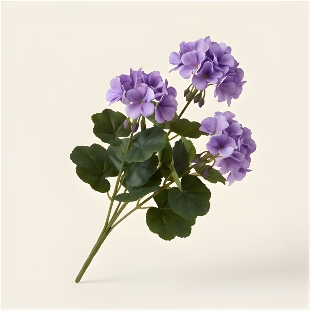 Arbora™ – UV Resistant Silk Artificial Geranium Flowers for Outdoor & Indoor Decor + 50% OFF