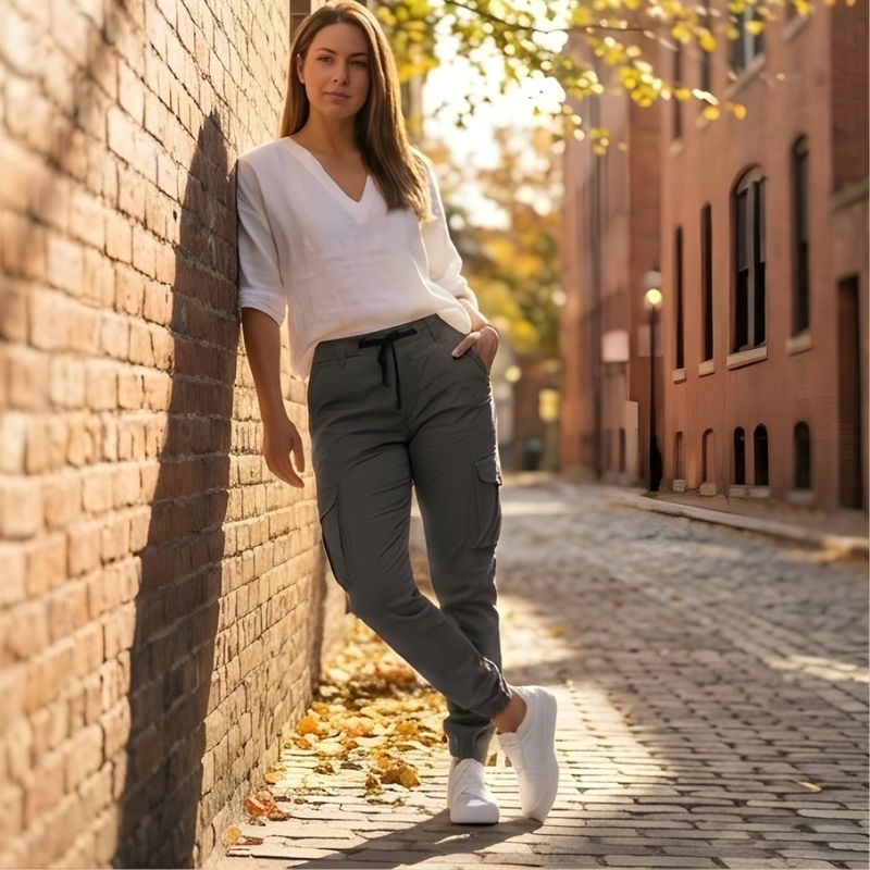 Terrova™ – Flattering Multi-Pocket Cargo Jogger Pants for Women + 50% OFF