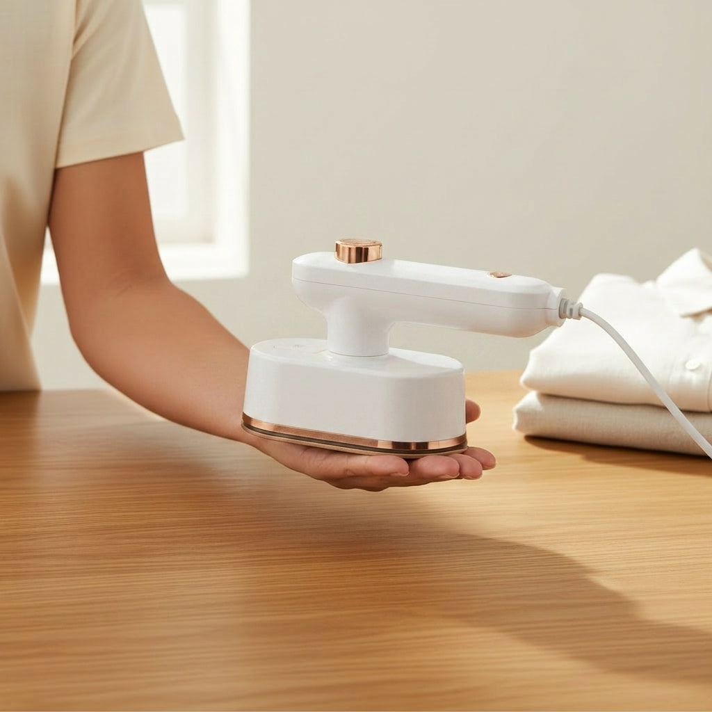 Pressley™ – 2-in-1 Handheld Steam Iron with 10-Second Heat & Titanium Plate + 50% OFF