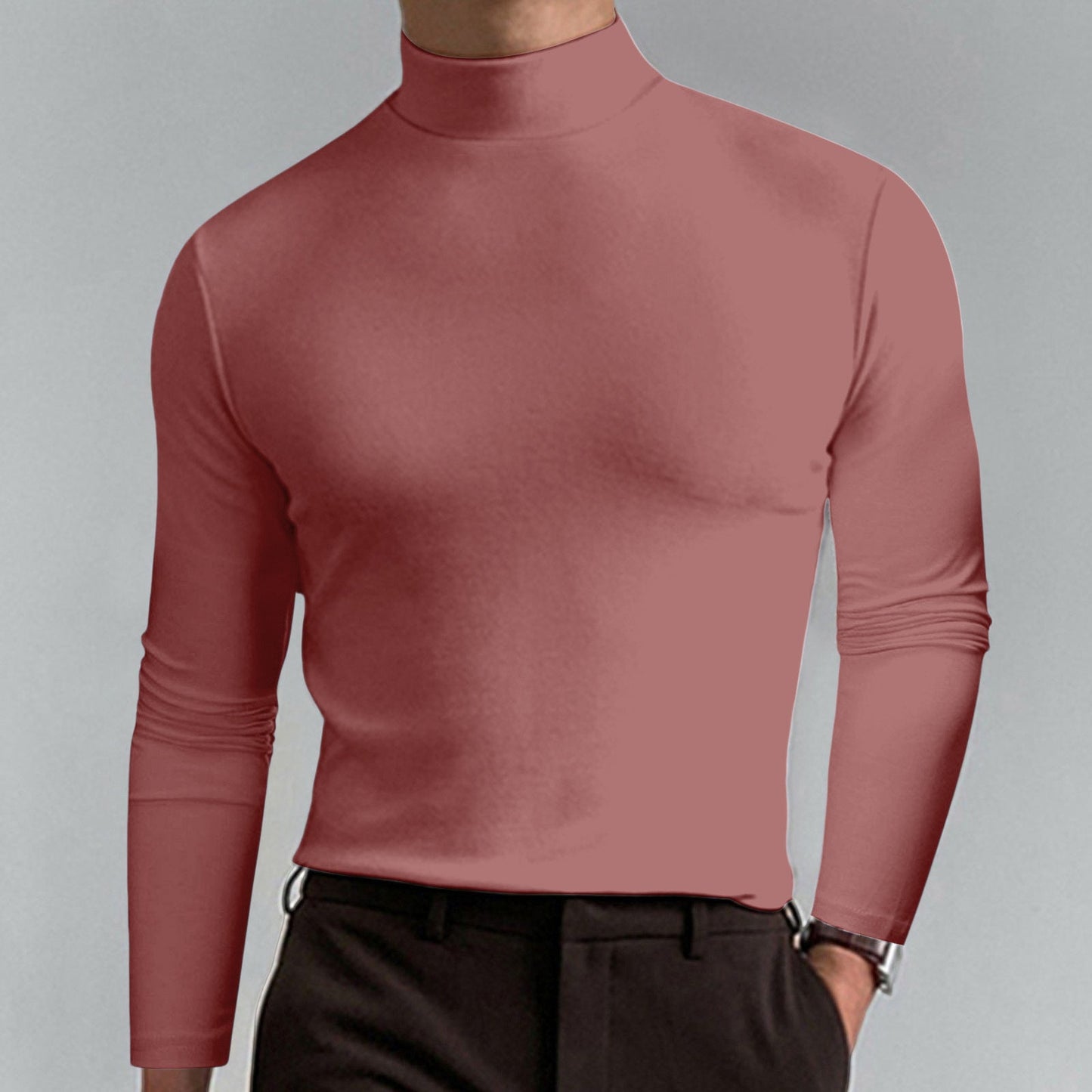 The ThermoForm Mock-Neck Tee - Slim Fit, High Comfort + LAST DAY 50% OFF