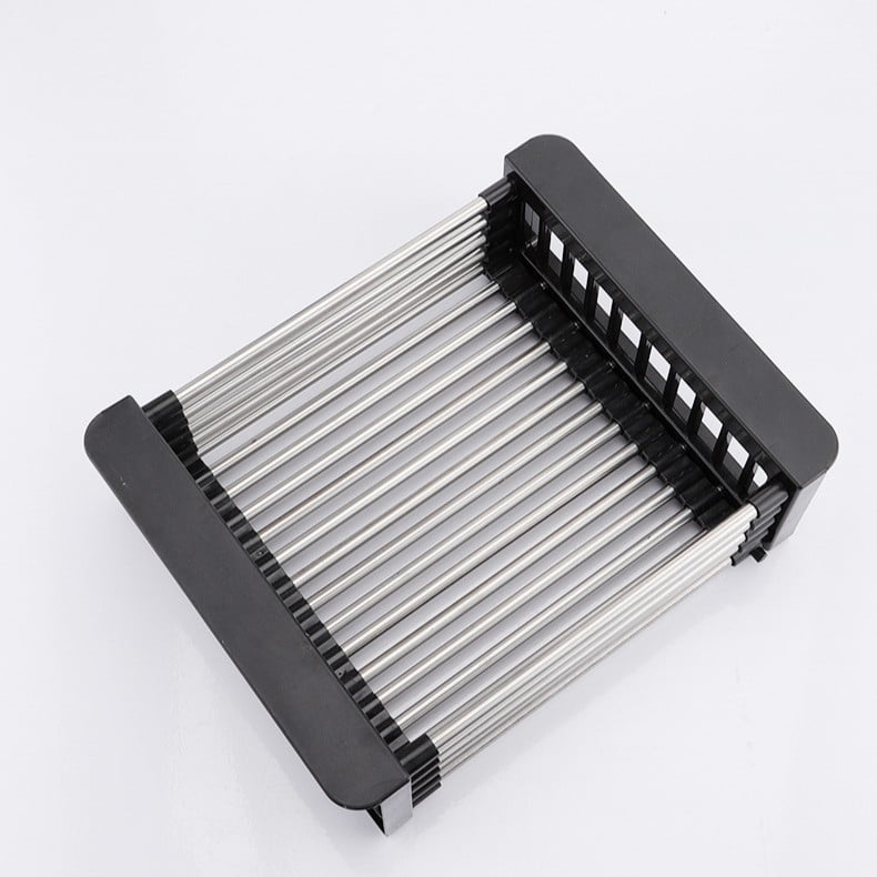 Basinwell™ – Expandable Stainless Steel Over-Sink Dish Drainer & Produce Rack + 50% OFF
