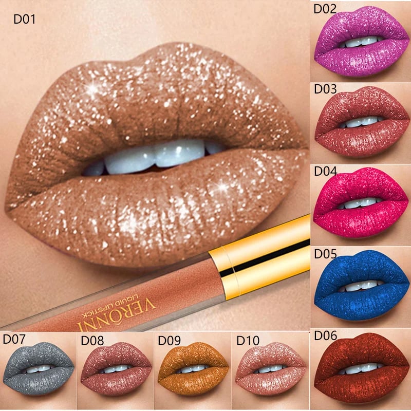 The DiamondShine Lip Gloss - Non-Sticky Shine, Waterproof, + 1+1 FREE