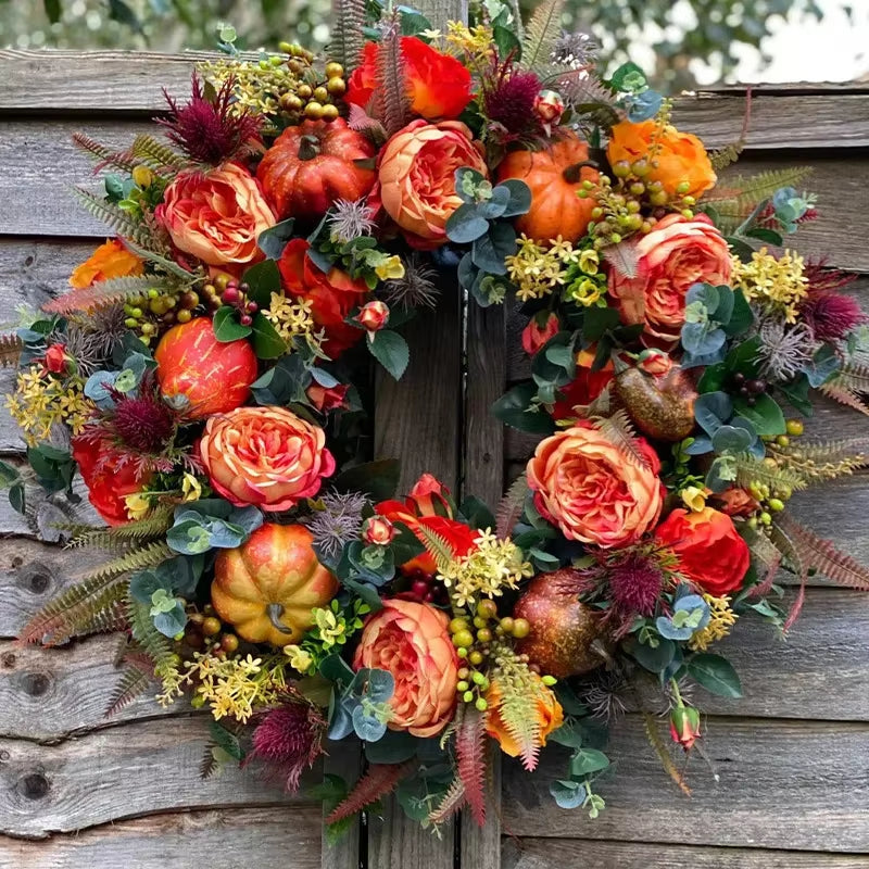 The Farmhouse Pumpkin Wreath - A Perfect Fall Welcome + 50% OFF