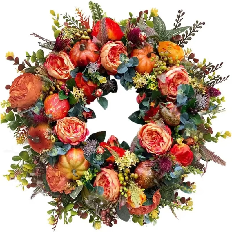 The Farmhouse Pumpkin Wreath - A Perfect Fall Welcome + 50% OFF