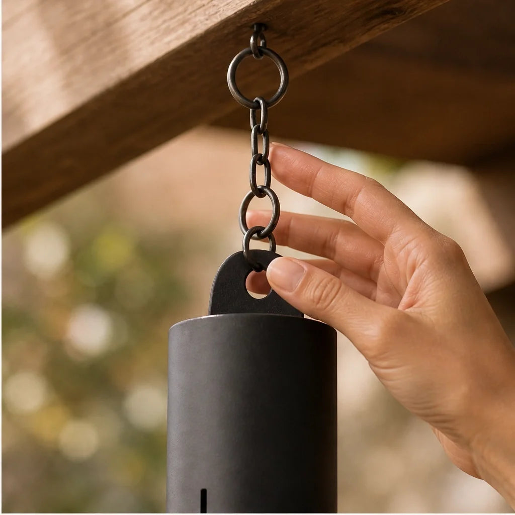 Vesperbell – Handcrafted Deep-Tone Steel Garden Bell Windchime + 50% OFF