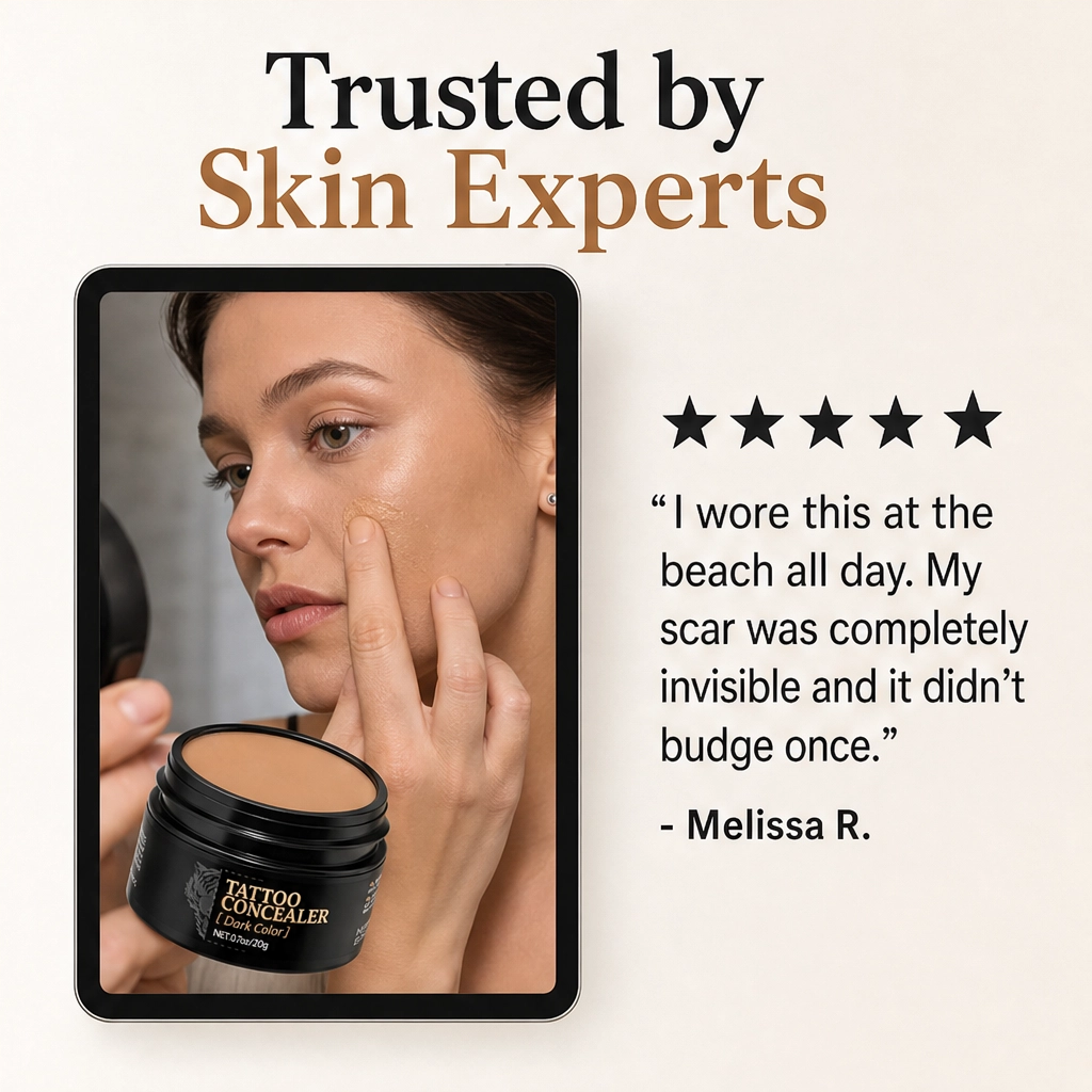 Veilura – Dual-Shade Custom-Match Waterproof Scar & Tattoo Concealer + BUY 1 PICK 1
