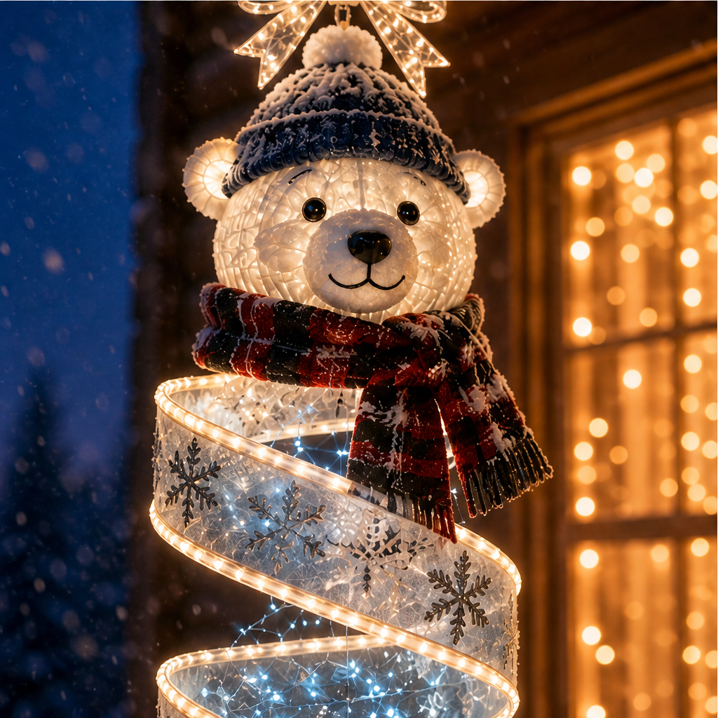 Winterglow – 3-Style Hanging LED Spiral Christmas Light + 50% OFF lifestyle