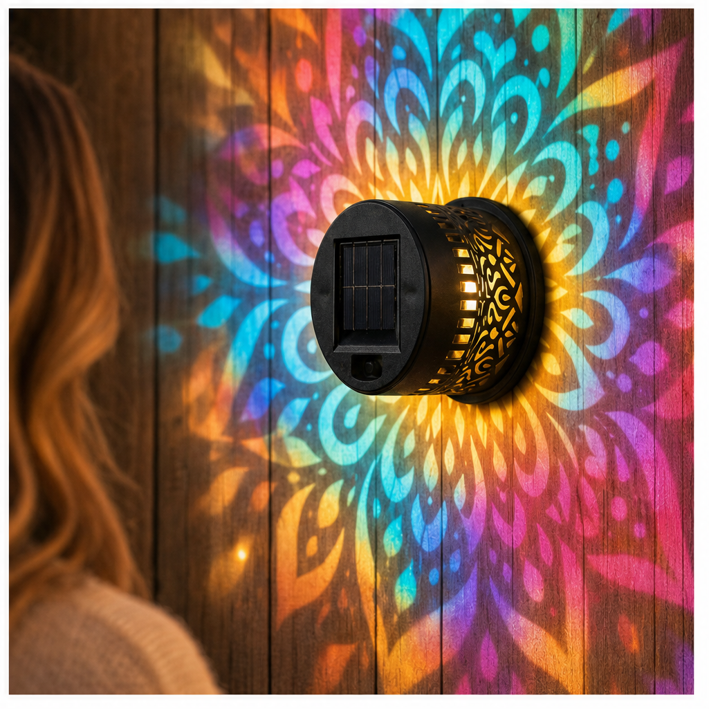 Mandalight – Solar Mandala Projection Wall Light + 50% OFF lifestyle