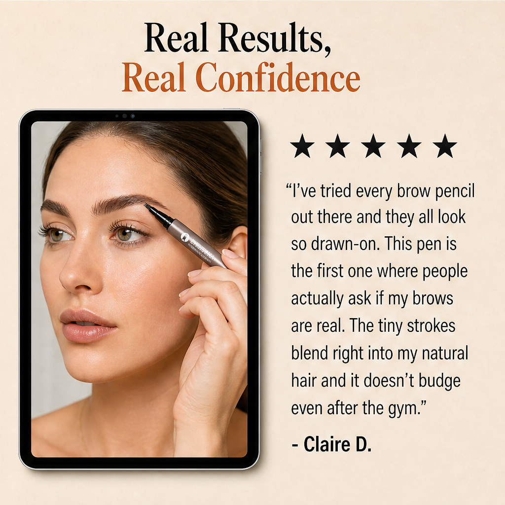 Strokeworth – Four-Prong Hair-Stroke Liquid Eyebrow Pen + BUY 1 + PICK 1 FREE COLOR detail