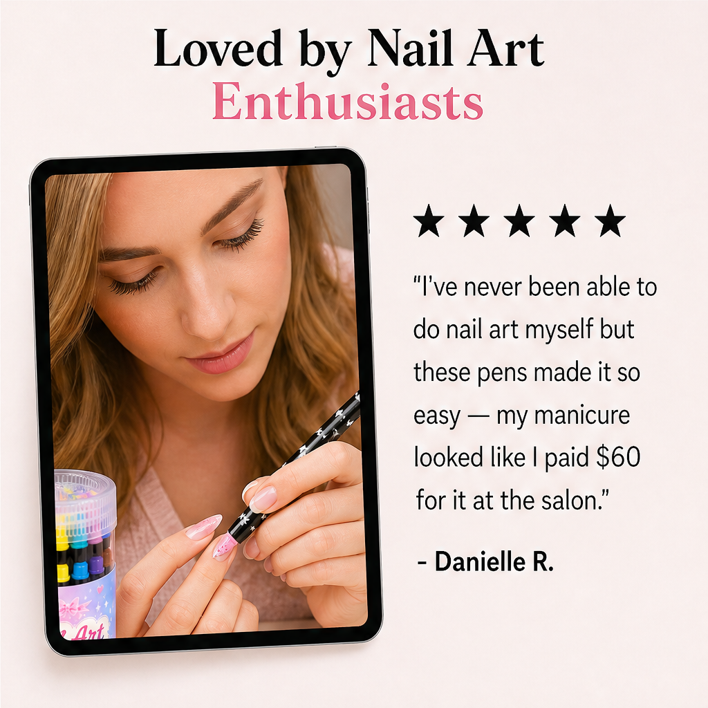 Nailuxe Studio – 24 Colour Dual-Tip Nail Art Pens Set + BUY 1 + PICK 1 FREE COLOR detail