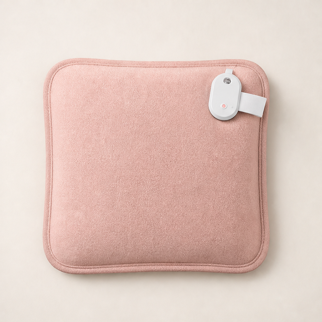 Warmbury – Rechargeable Flannel Hot Water Bag with Explosion-Proof Charger + 50% OFF Pink