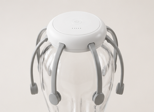 Scalpelle – 8-Head Wireless Scalp Massager with 4 Modes + 50% OFF White