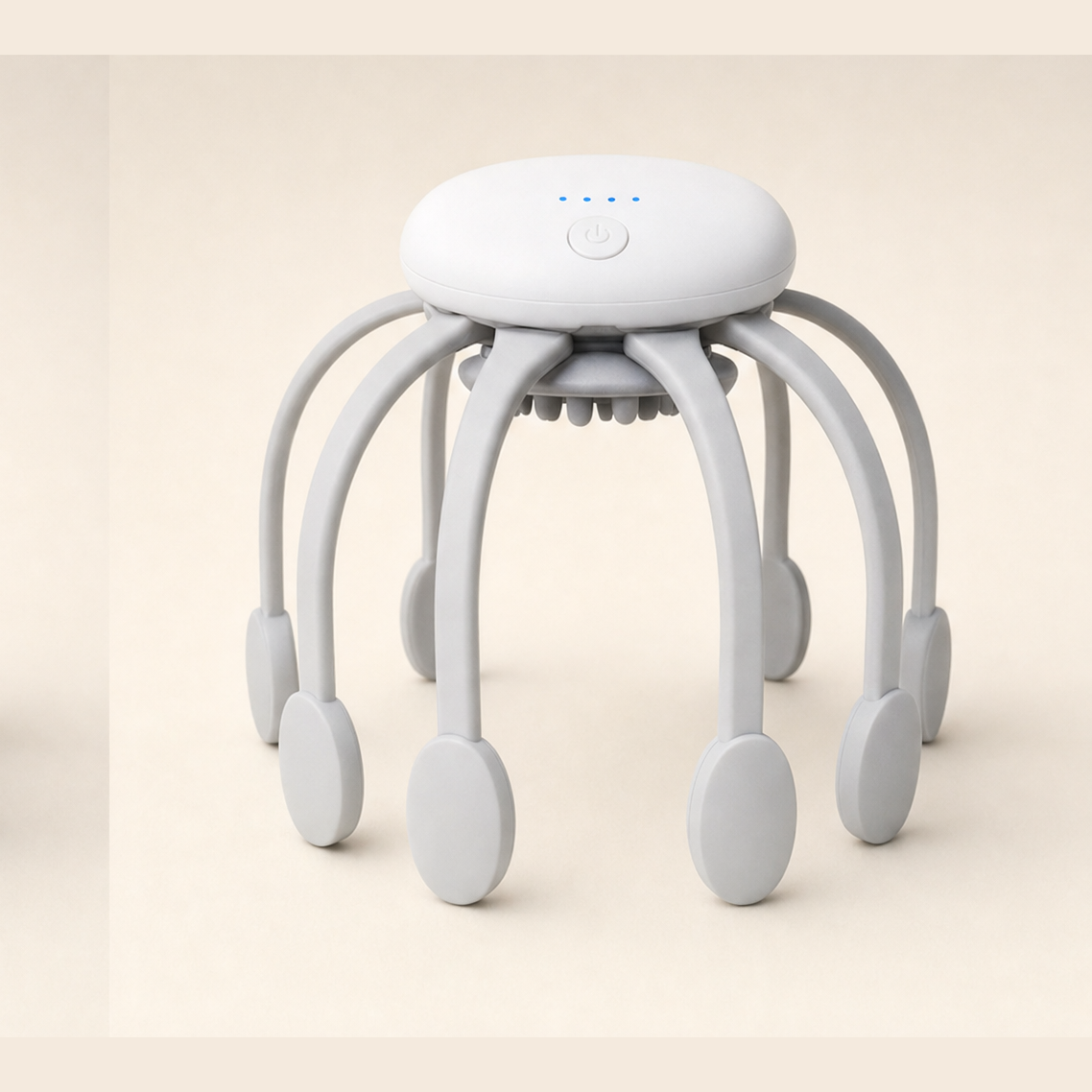 Skalmo – Hands-Free 8-Arm Scalp Massager with 4 Modes + 50% OFF Grey