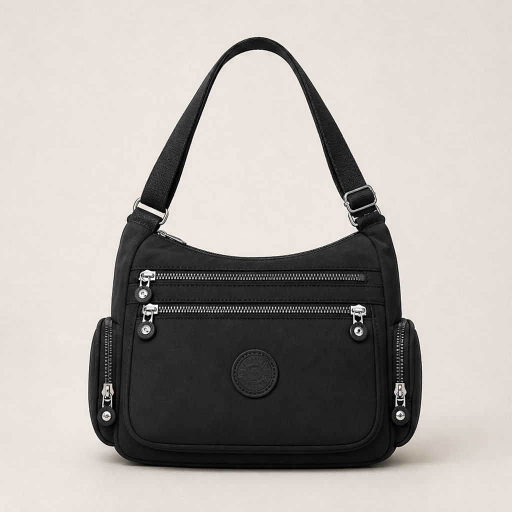 Satchelwick – Multi-Pocket Anti-Theft Nylon Crossbody Bag + 50% OFF Black