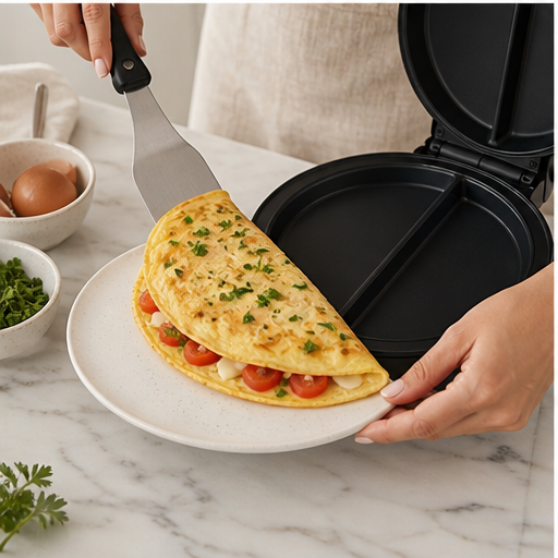 Foldwell – Dual-Sided Nonstick Electric Breakfast Griddle lifestyle