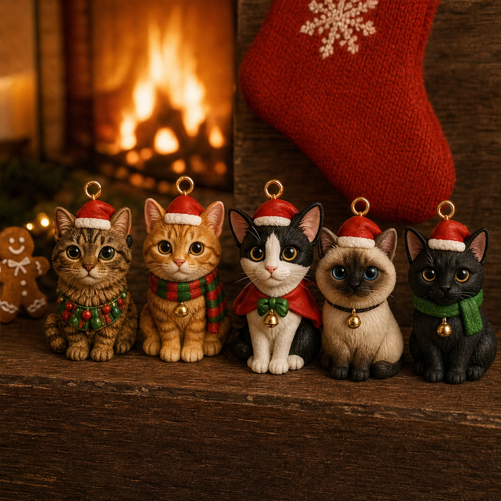 Whisker & Holly – 24 Hand-Painted Cat Charm Christmas Advent Calendar + 50% OFF lifestyle