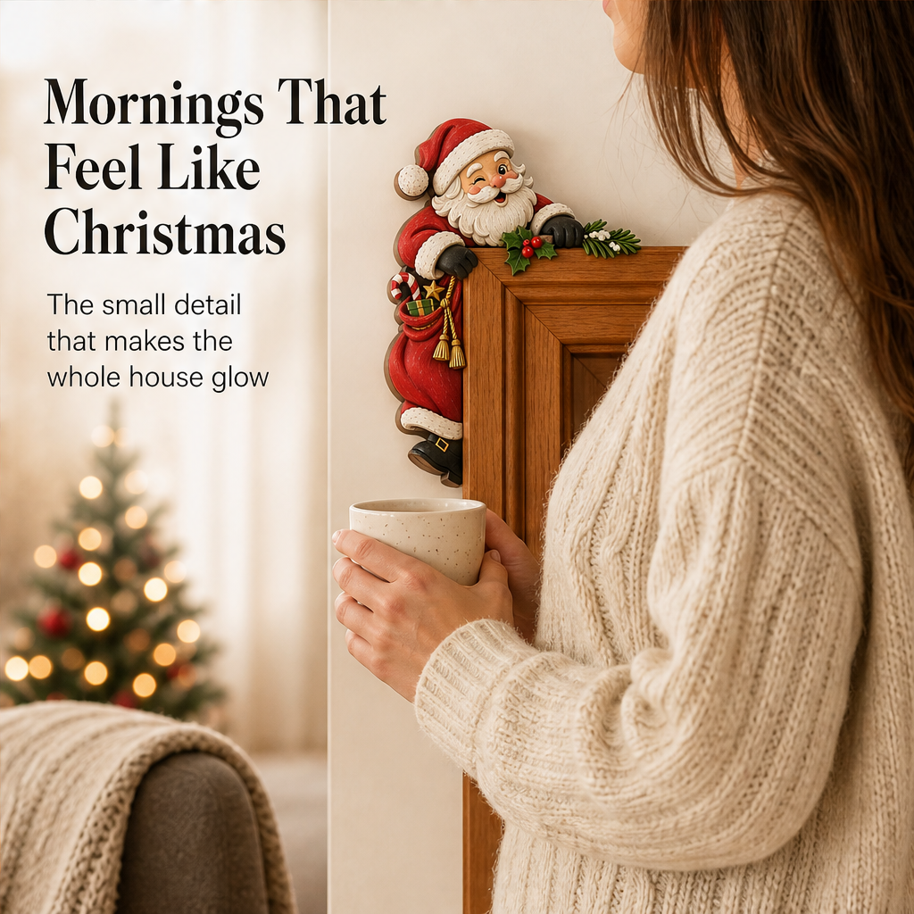 Frostbury – Hand-Painted Door Frame Corner Christmas Decoration + 50% OFF features