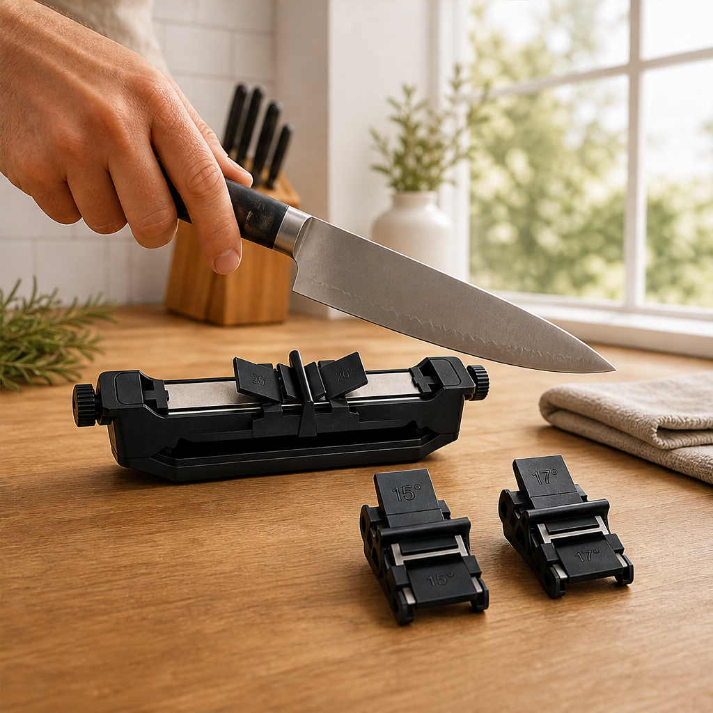 Edgewick – Guided 3-Angle Diamond Knife Sharpener + 50% OFF lifestyle