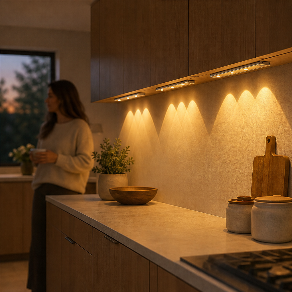 Glowmere – Motion Sensor Rechargeable Magnetic LED Cabinet Light (4-Pack) + 50% OFF lifestyle