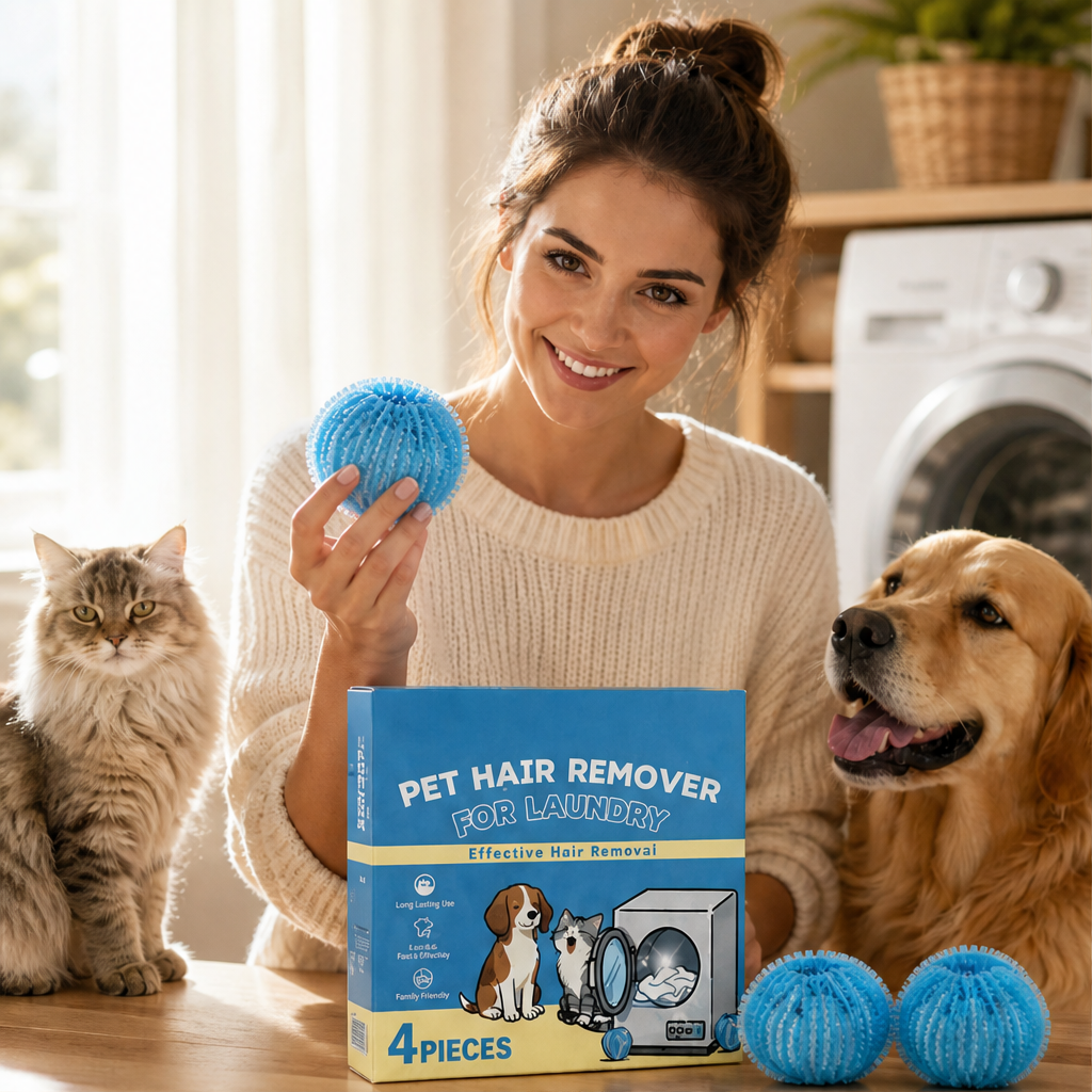 Furlish – Reusable No-Snag Pet Hair Remover Laundry Balls + 50% OFF lifestyle