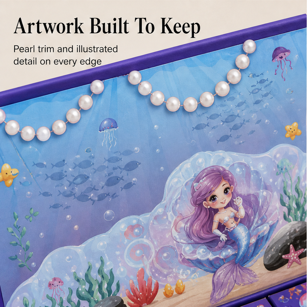 Shellora – 24-Day Mermaid Advent Calendar with Hair Accessories & Gifts + 50% OFF detail