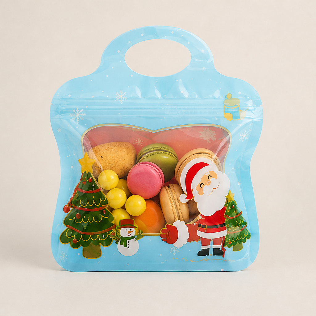 Merribloom – Self-Seal Window Christmas Treat Bags + 50% OFF Blue