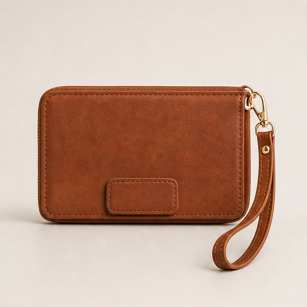 Casewick – 2-in-1 Magnetic Detachable PU Leather Wallet Phone Case + 50% OFF Cognac