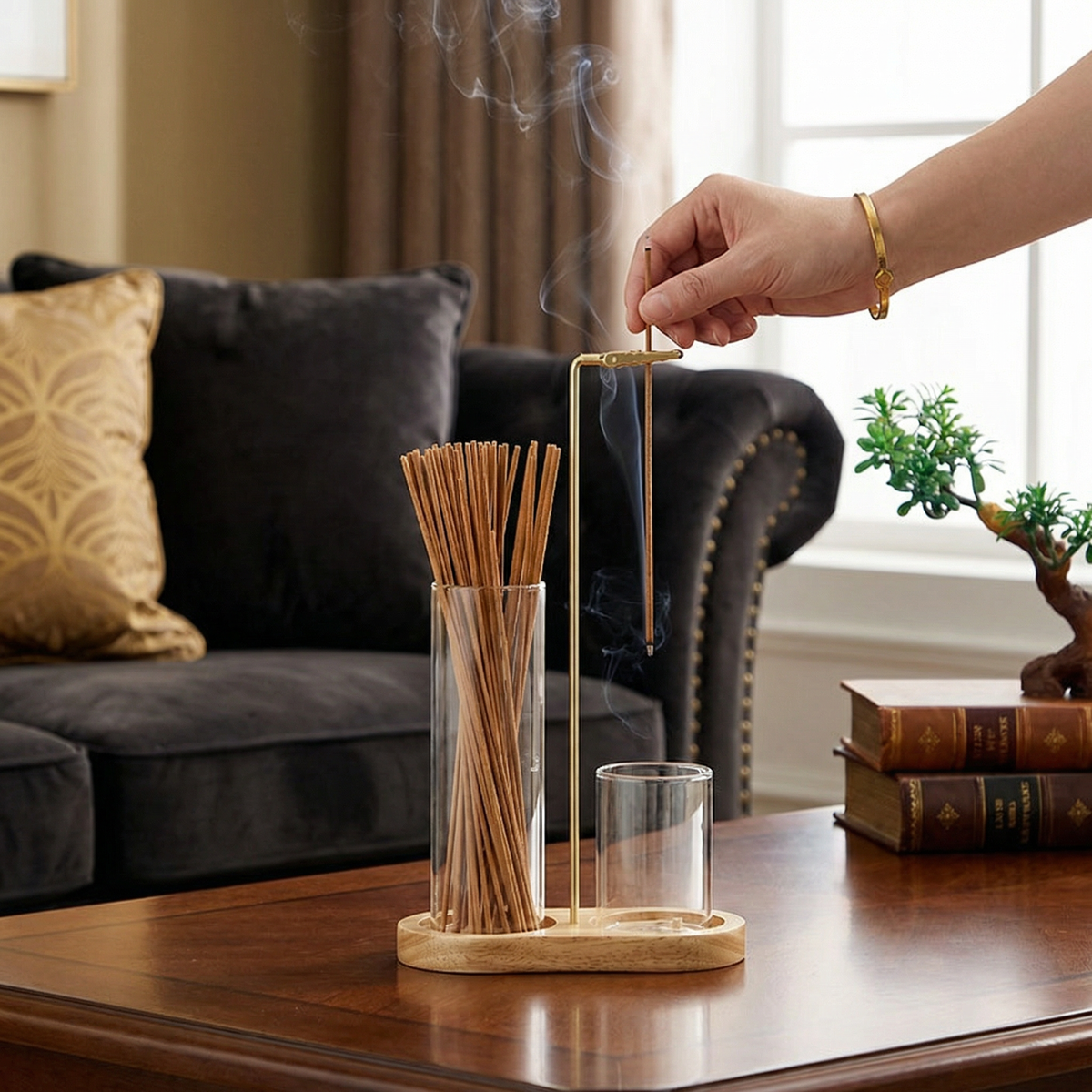 The AuraFlow Incense Catcher — Calm That Lasts, Without Ash Mess + 50% OFF
