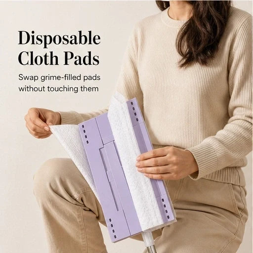 Sweepen – Hands-Free Cloth-Changing Mini Mop with 360° Swivel Head + 50% OFF