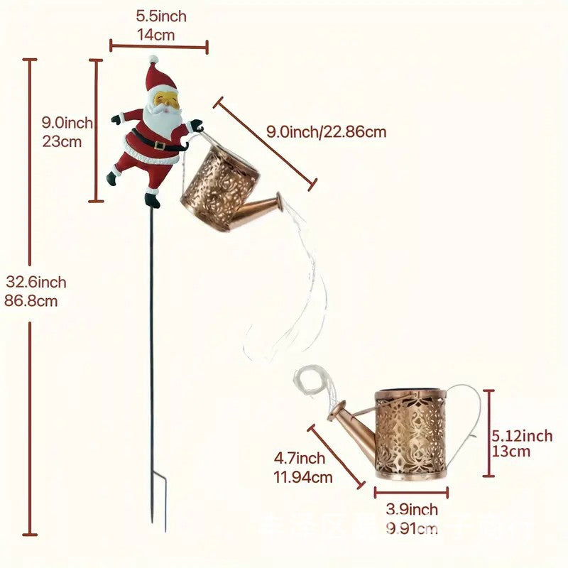 The SolarSanta Garden Stake - Festive Cheer, Zero Wiring + 50% OFF