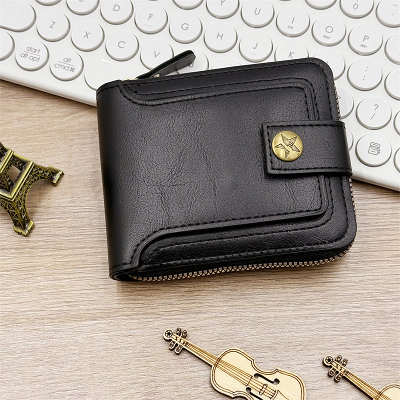 The Heritage Zipper Wallet - Vintage Style, Modern Security + 50% OFF