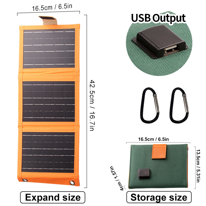 Trekvolt™ – Foldable USB Solar Panel for Hiking & Camping + 50% OFF