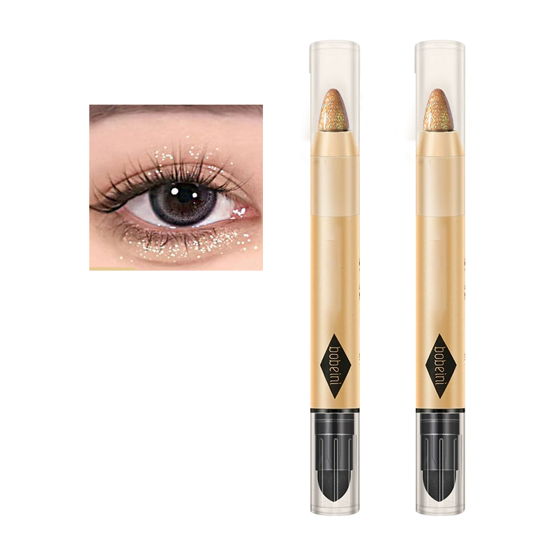 Lustara™ – Waterproof Shimmer Eyeshadow Stick Set with Built-In Blending Sponge + 1+1 FREE