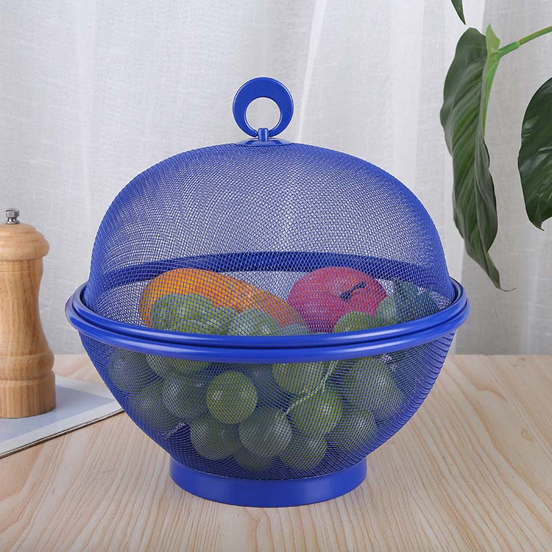 Larder™ – Breathable Mesh Fruit Basket with Lid & Built-In Colander + 50% OFF