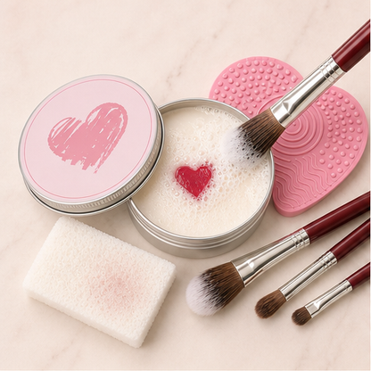 Sudora – Heart-Shaped Brush Cleansing Soap with Silicone Scrub Pad + 50% OFF