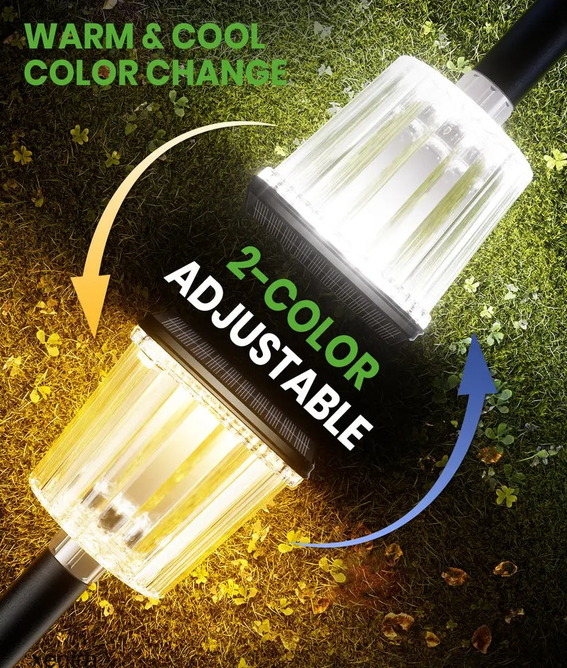 The AuraPath Dual-Color Solar Lights — Modern Landscape Lighting + 50% OFF
