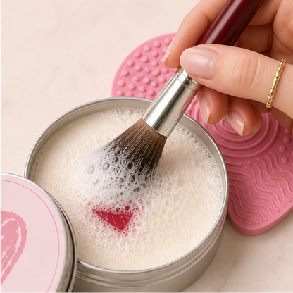 Sudora – Heart-Shaped Brush Cleansing Soap with Silicone Scrub Pad + 50% OFF