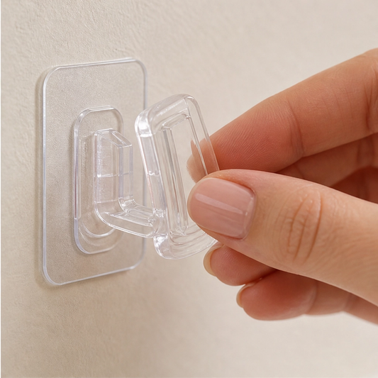 Stowholm – Waterproof Double-Sided Adhesive Wall Hooks, Damage-Free Hold + 50% OFF